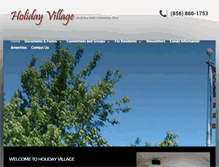 Tablet Screenshot of holidayvillage55.com